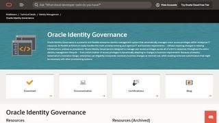
                            5. Oracle Identity Governance Home Page - Oim Portal