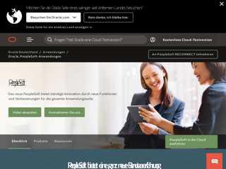 
                            3. Oracle PeopleSoft-Anwendungen | Oracle Deutschland