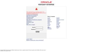 
                            1. Oracle | PeopleSoft Enterprise Sign-in - Peoplesoft Portal Circle K