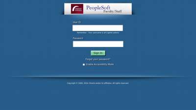 Oracle PeopleSoft Sign-in - Glendale Community College
