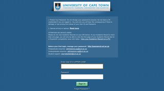 
                            1. Oracle PeopleSoft Sign-in - Uct Peoplesoft Student Portal