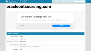 
                            7. ▷ oracleoutsourcing.com Website statistics and traffic ... - Oracleoutsourcing Login