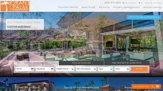 
Oranj Palm Vacation Homes | Palm Springs Vacation Rentals  
