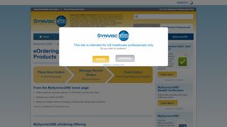 
                            2. Order Online | Synvisc-One® for HCPs - Synvisc Provider Portal