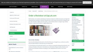 
                            2. Ordering your Rockdoor through GAP | Gap.uk.com - GAP Ltd - Rockdoor Portal