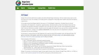 
                            2. Oregon Career Information System - CIS Product - Oregon Career Information System Portal