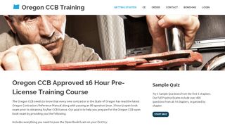 
                            8. Oregon CCB Training: Oregon CCB Approved 16 Hour Pre ... - Oregon Ccb Portal