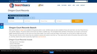 
                            6. Oregon Court Records - SearchQuarry - Portal Courts Oregon Gov