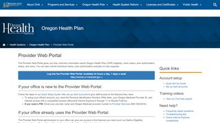 
                            5. Oregon Health Authority : Provider Web Portal : Oregon Health ... - Dmap Login