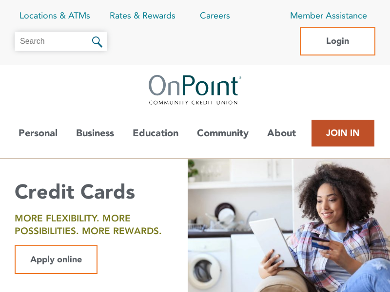 
                            6. Oregon & Washington Credit Cards - OnPoint Community ...