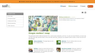 Oregon Workers' Comp Insurance | SAIF Workmans' Comp ... - Saif Com Login