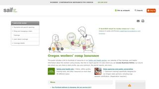 Oregon Workers' Compensation Insurance & Claim Filing | SAIF - Saif Com Login