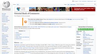 
                            5. Oriental Bank of Commerce - Wikipedia - Www Obcindia Co In Portal
