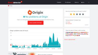 
                            9. Origin down? Current outages and problems | Downdetector - Origin Com Sign In