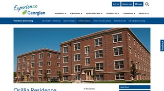 
                            2. Orillia residence - Georgian College - Georgian College Housing Portal