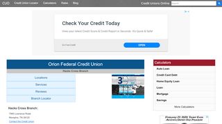 
                            2. Orion Federal Credit Union - Credit Unions Online - Orion Credit Union Portal