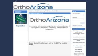 
                            2. OrthoArizona Patient Portal - Arizona Orthopaedic Associates - Orthoarizona Patient Portal