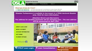 
                            9. OSLA - Student Loan Servicing - Dl Ed Gov Portal