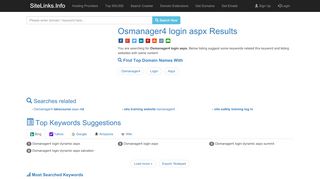 
                            7. Osmanager4 login aspx Results For Websites Listing - Https Www Osmanager4 Com Portal