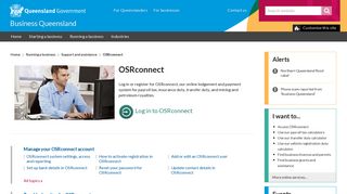 
                            1. OSRconnect | Business Queensland - Qld Payroll Tax Portal