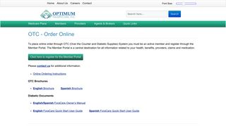 
                            8. OTC - Order Online | Optimum HealthCare Inc. - Otc Login Molina
