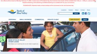 
                            2. Other Loans | Bank of Blue Valley - Blue Letter Loans Portal