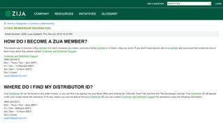 
                            5. Other Membership Information - Zija FAQ - Zija Distributor Sign In