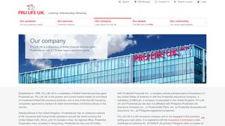 
                            6. Our company profile | Pru Life UK - Pru Life Philippines Portal