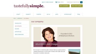 
                            5. our company | Tastefully Simple