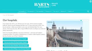 
                            6. Our hospitals | Barts Health London Private Care - Barts Hospital Wifi Portal