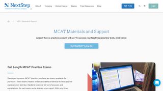 
                            8. Our MCAT Materials & Support - Next Step Test Prep - Nextstep Portal Mcat