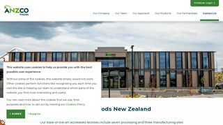 
                            7. Our New Zealand Sites & Offices - ANZCO Foods - Www Anz Co Nz Portal