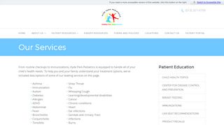 
                            3. Our Services - Hyde Park Pediatrics - Pediatrics Cincinnati, OH - Hyde Park Pediatrics Patient Portal