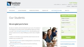 
                            4. Our Students | Student Resource Center – Tutoring ... - IOT - Iot Salem Student Portal