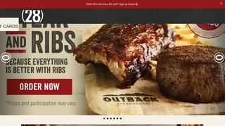 
                            3. Outback Steakhouse - Outback Steakhouse Login