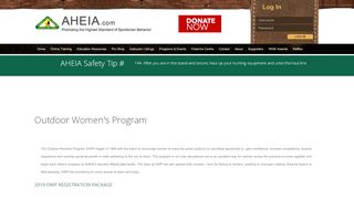 
                            7. Outdoor Women's Program - -Association of Conservation and ... - Aheia Portal
