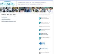 
                            5. Outlook Web App 2010 - Partners HealthCare - Partners Owa Portal