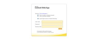 
Outlook Web App  
