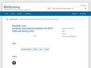 
Outlook.com (outlook.com/owa/dvuadmin.net NOT webmail ...
