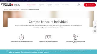 
                            2. Ouvrir un compte bancaire individuel Société Générale - Societe Generale Particuliers Portal