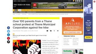 
                            8. Over 100 parents from a Thane school protest at Thane ... - Rainbow School Thane Parent Login