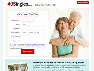 
                            4. Over 40 Dating South Africa - 40 Singles South Africa