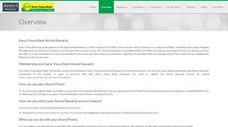 
                            4. Overview | Karur Vysya Bank Anmol Rewardz - Kvb Anmol Rewardz Portal