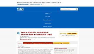 
                            3. Overview - South Western Ambulance Service NHS Foundation Trust ... - South Western Ambulance Service Staff Portal