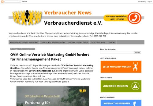 
                            5. OVM Online Vertrieb Marketing GmbH fordert für Finanzmanagement ...