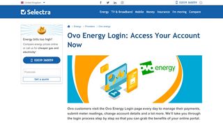 
                            7. Ovo Energy Login: Access Your Account Now - Selectra UK - Ovo Online Portal