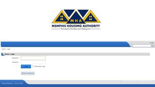 
                            2. Owner - Login - Memphis Housing Authority - Portals - Memphis Housing Authority Portal