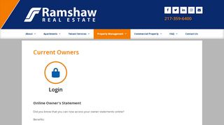 
                            8. Owners Login for Property Management - Ramshaw Real Estate - Ramshaw Real Estate Portal