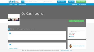 
                            3. Oz Cash Loans | StartUs - Oz Cash Loans Portal