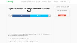 P-yes Recruitment 2019 Portal for P-yes Empowerment Registration ... - P Yes Recruitment Portal